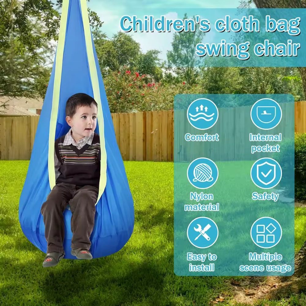 Kids Outdoor Bench - Çocuklar için şişme minderli naylon asma