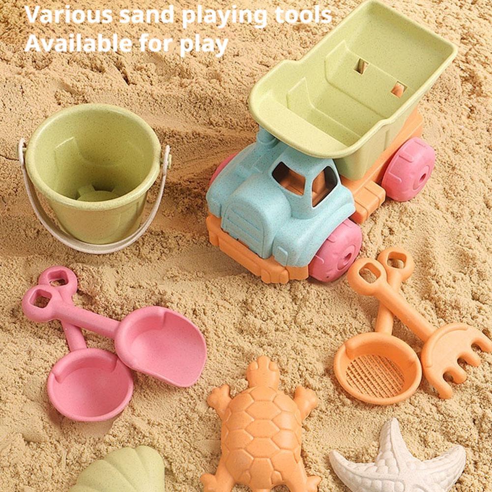 Kids Outdoor Play Equipment - 7 adet plaj kum oyuncakları seti