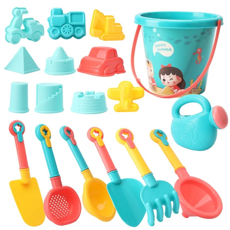 Kids Outdoor Car - 18 adet plaj oyuncak seti kova