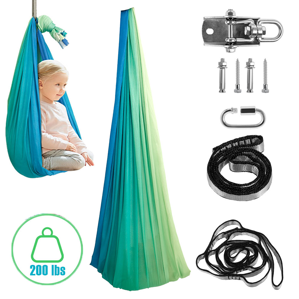 Kids Outdoor Lounge - Çocuk Duyusal Salıncaklar 360'lü Çift Katmanlı