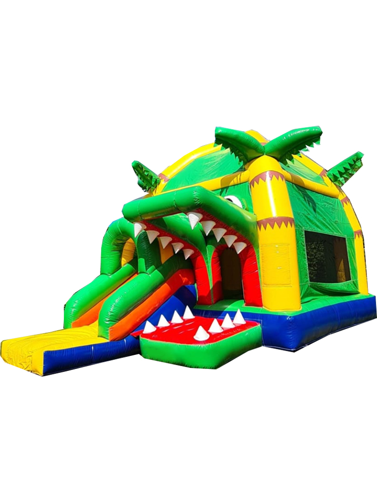 Kids Outdoor Jump House - Çocuklar için şişme timsah zıplama evi,