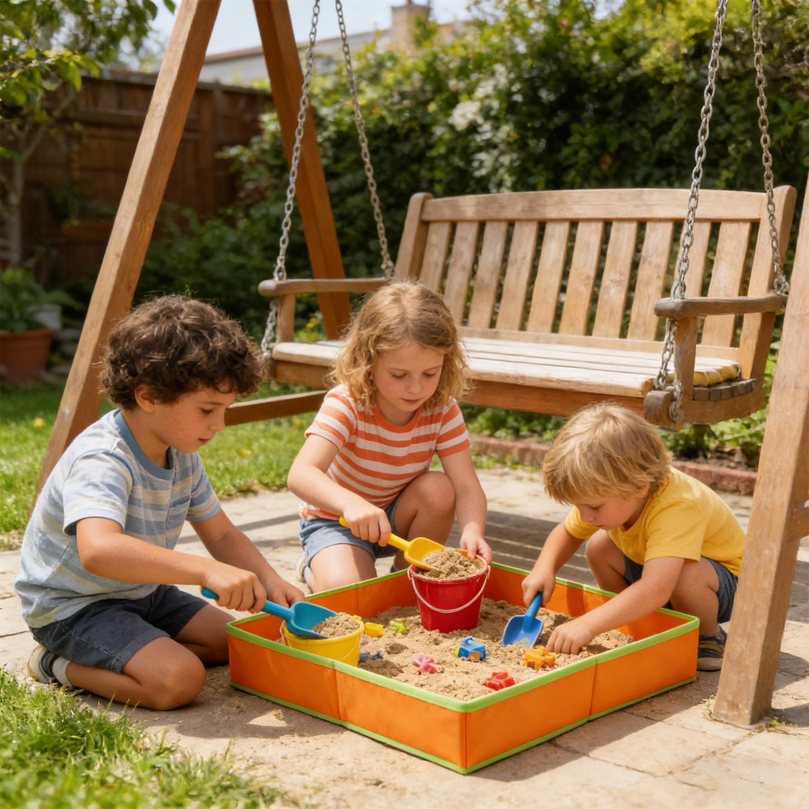 Kids Outdoor Bench - 1 Adet Çocuklar İçin Kum Masası,