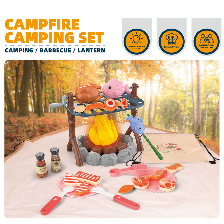 Kids Indoor Outdoor Games - Çocuk Kamp Çadırı Seti Bebek Oyun