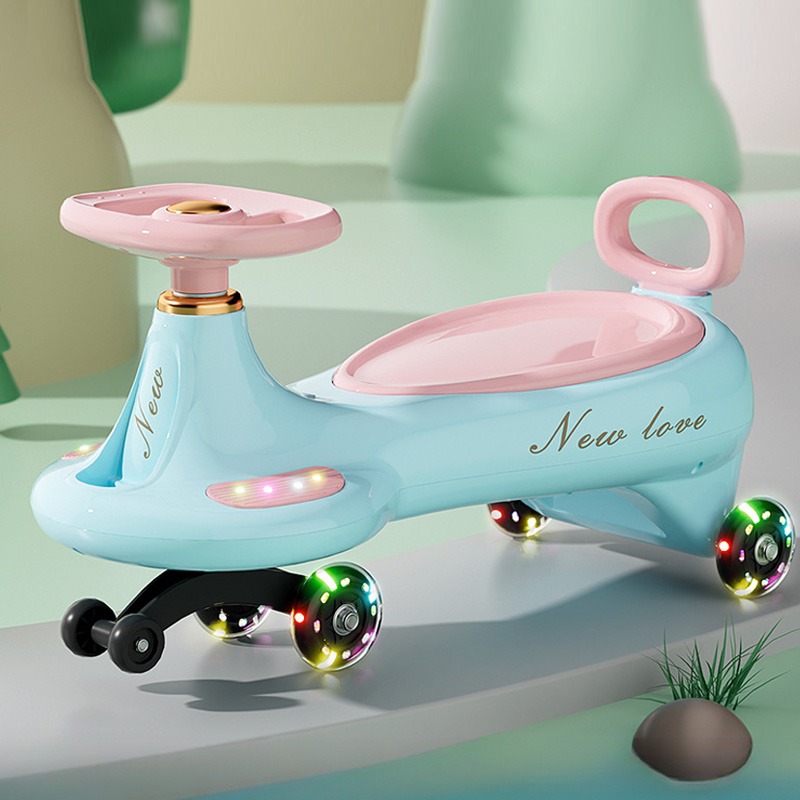 Kids Outdoor Play Equipment - Sevimli Çocuklar İçin Salıncaklı Sallanan Araba,
