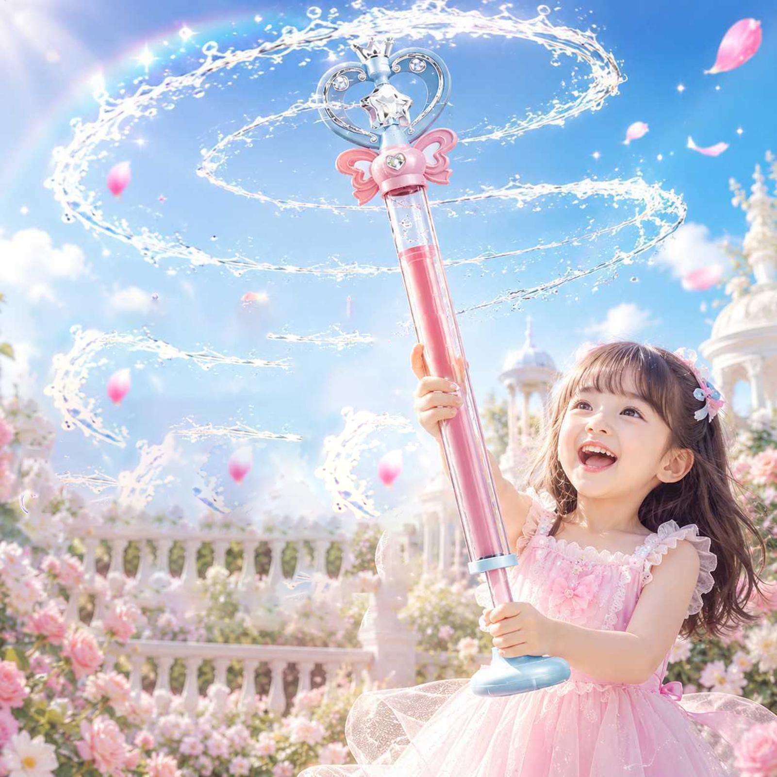 Kids Outdoor Games For Party - Su Püskürtücü Peri Çubuğu Tasarımlı Çekmeli
