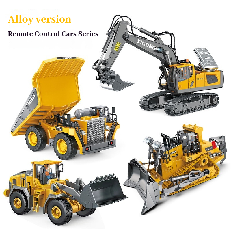 Kids Outdoor Excavator - YIGONG Alaşım Uzaktan Kumandalı Mühendislik Aracı