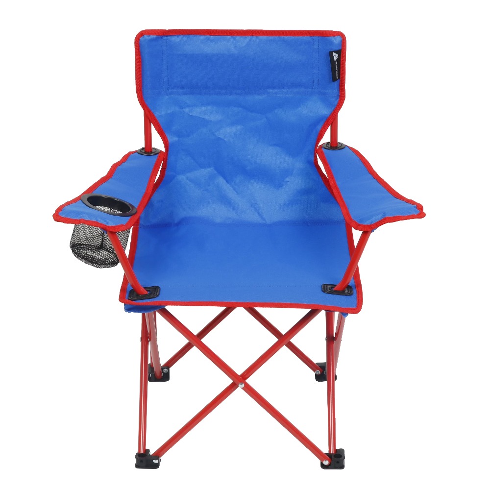 Kids Outdoor Bench - Taşınabilir Çocuk Katlanır Kamp Sandalyesi Bardak