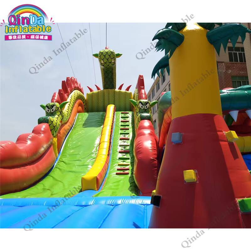 Kids Outdoor Jump House - 17*11m Büyük Şişme Kale, Çocuklar İçin