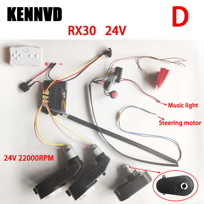 Ride On Toy Car - 6V 12V 24V DIY Yüksek Hızlı