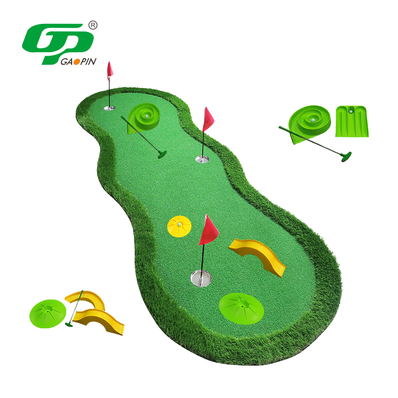 Kids Indoor Outdoor Games - Mini Golf Sahası Seti Kapalı/Açık Alan