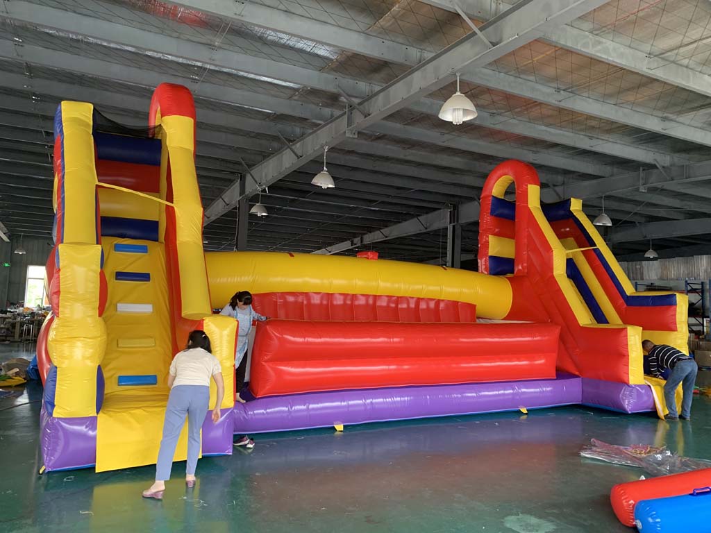 Ticari Dev Şişme Engel Parkuru - Kids Outdoor Obstacle Course incelemesi ve fiyatı