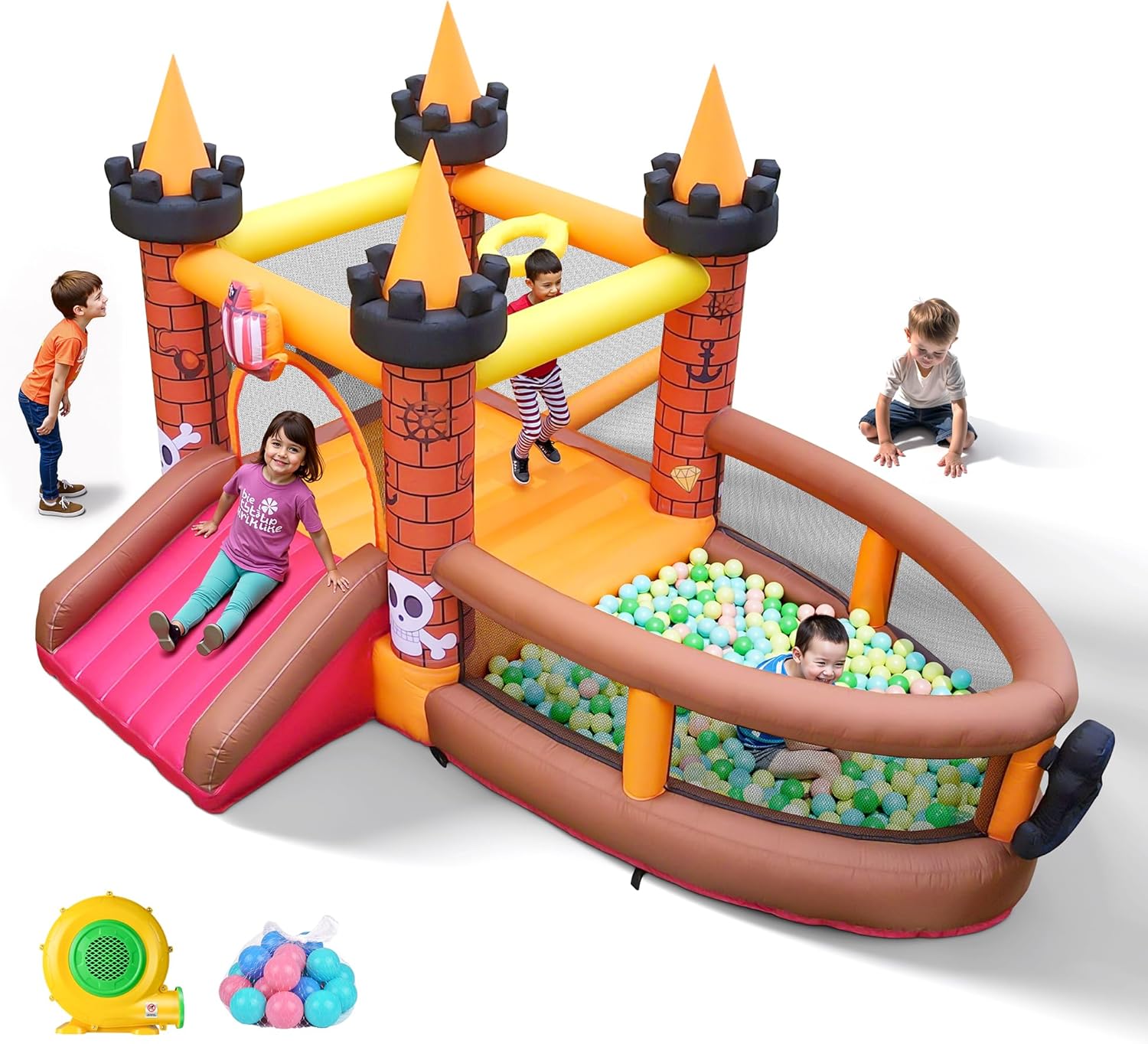 3-8 Yaş Çocuklar İçin Şişme Oy - Kids Outdoor Jump House incelemesi ve fiyatı