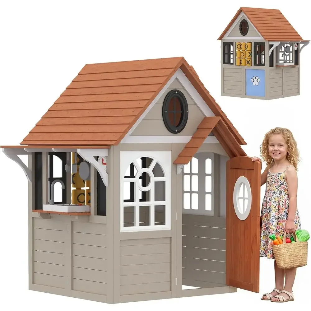 Qaba Açık Hava Oyun Evi, Köpek - Qaba Kids Outdoor Playhouse incelemesi ve fiyatı