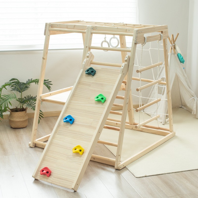Orman Jimnastiği Çocuklar İçin - Kids Outdoor Wooden Climbing Frame incelemesi ve fiyatı