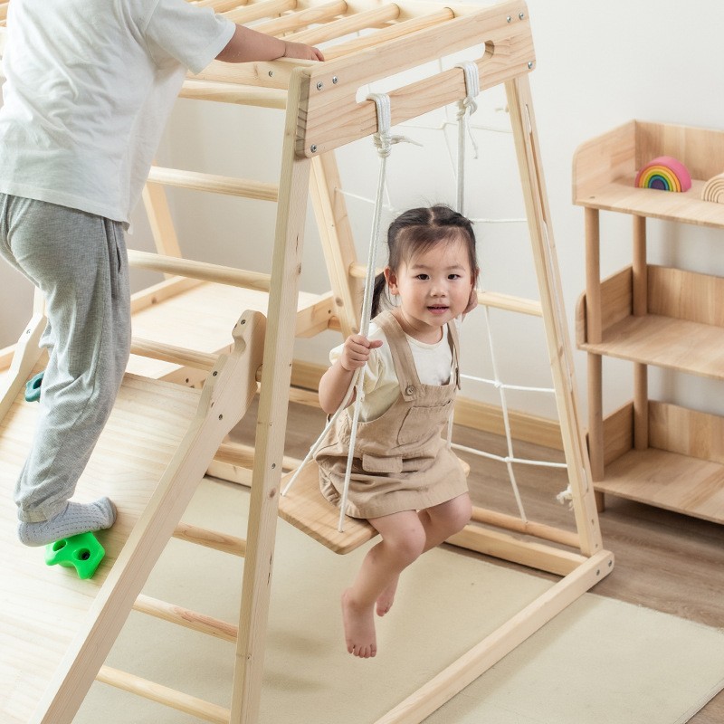 Orman Jimnastiği Çocuklar İçin - Kids Outdoor Wooden Climbing Frame incelemesi ve fiyatı