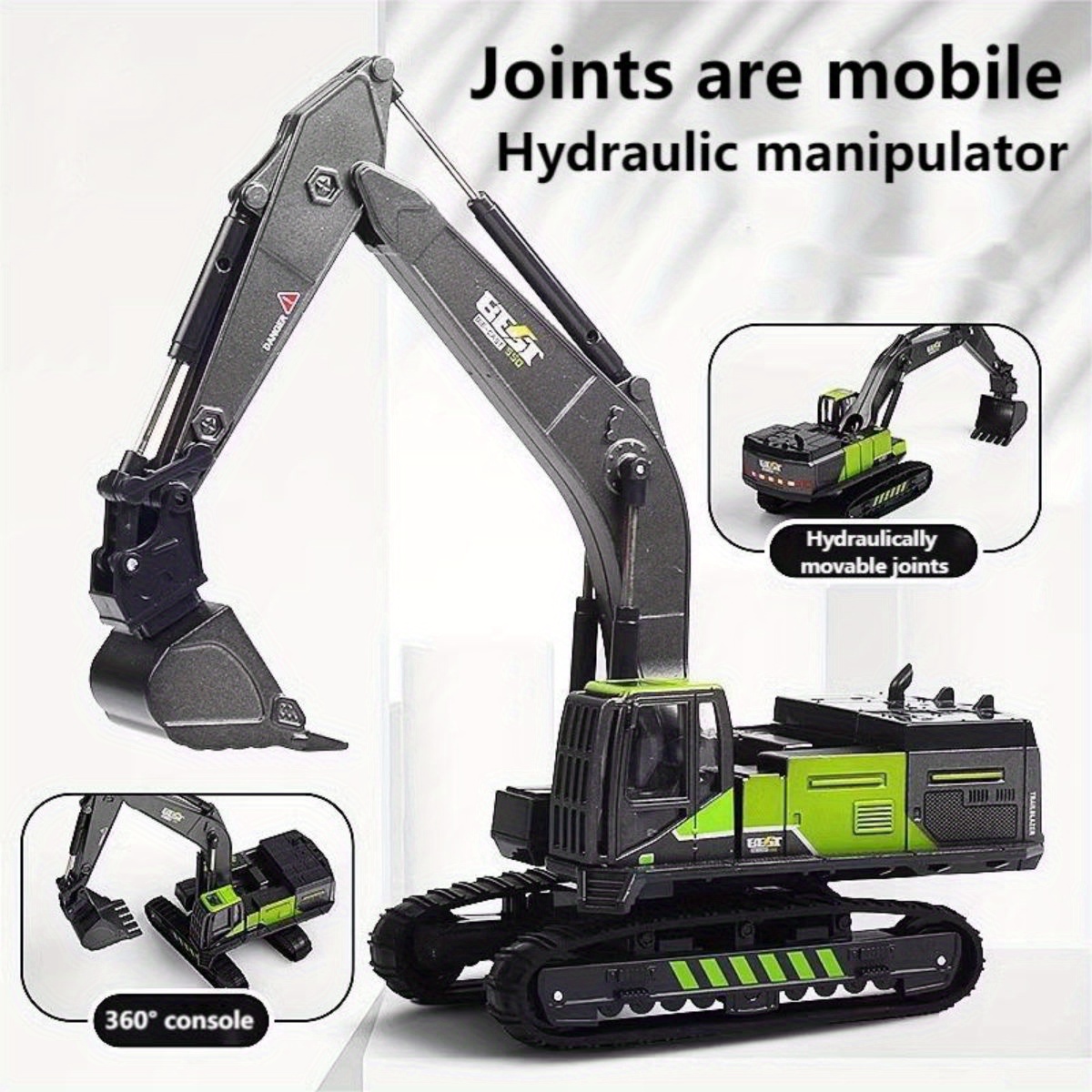 1/50 Ölçekli Döküm Alaşım İner - Kids Outdoor Excavator incelemesi ve fiyatı