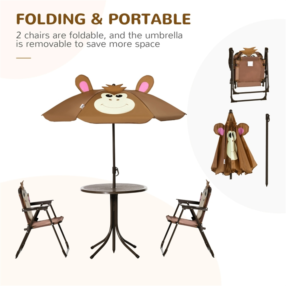 Sevimli Maymun Çocuklar İçin V - Kids Outdoor Dining Set incelemesi ve fiyatı