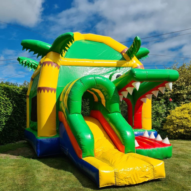 Çocuklar için şişme timsah zıp - Kids Outdoor Jump House incelemesi ve fiyatı