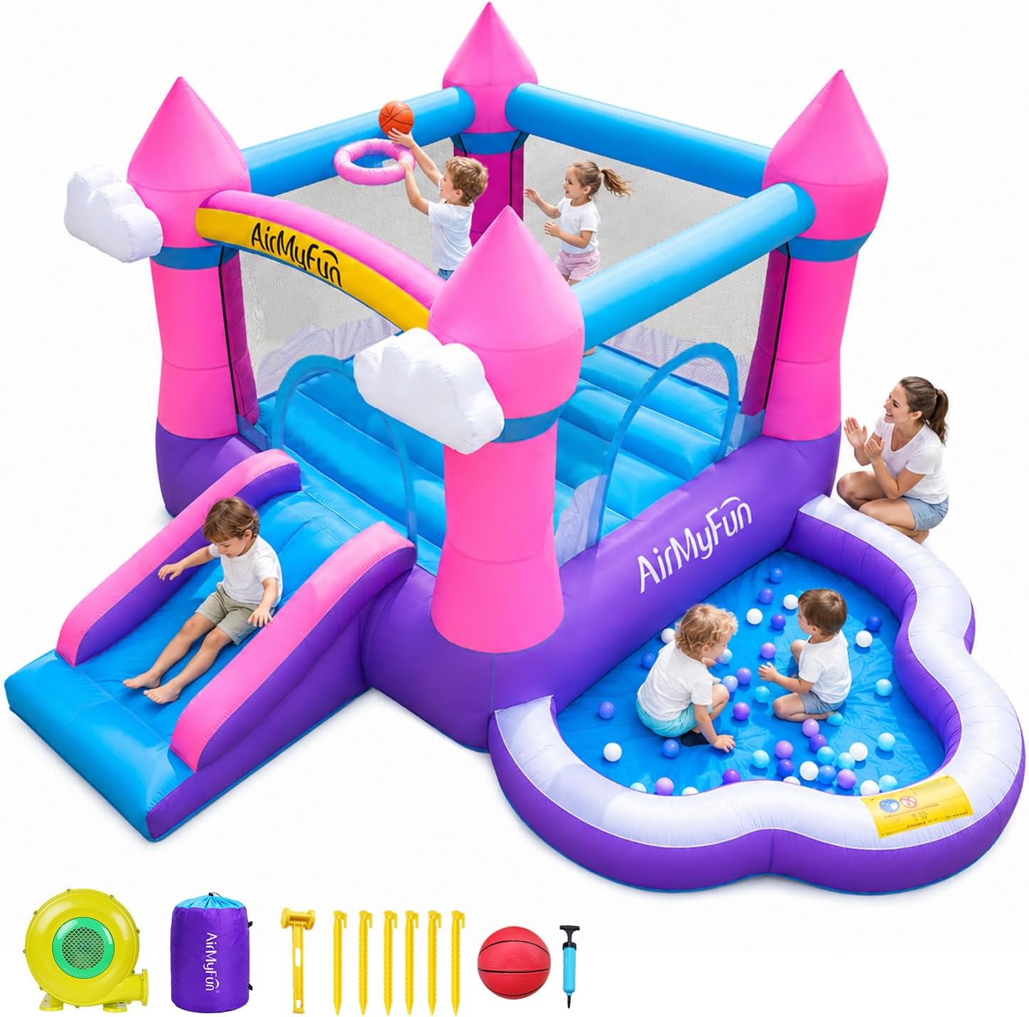 3-8 Yaş Çocuklar İçin Pembe İç - Kids Outdoor Pool incelemesi ve fiyatı