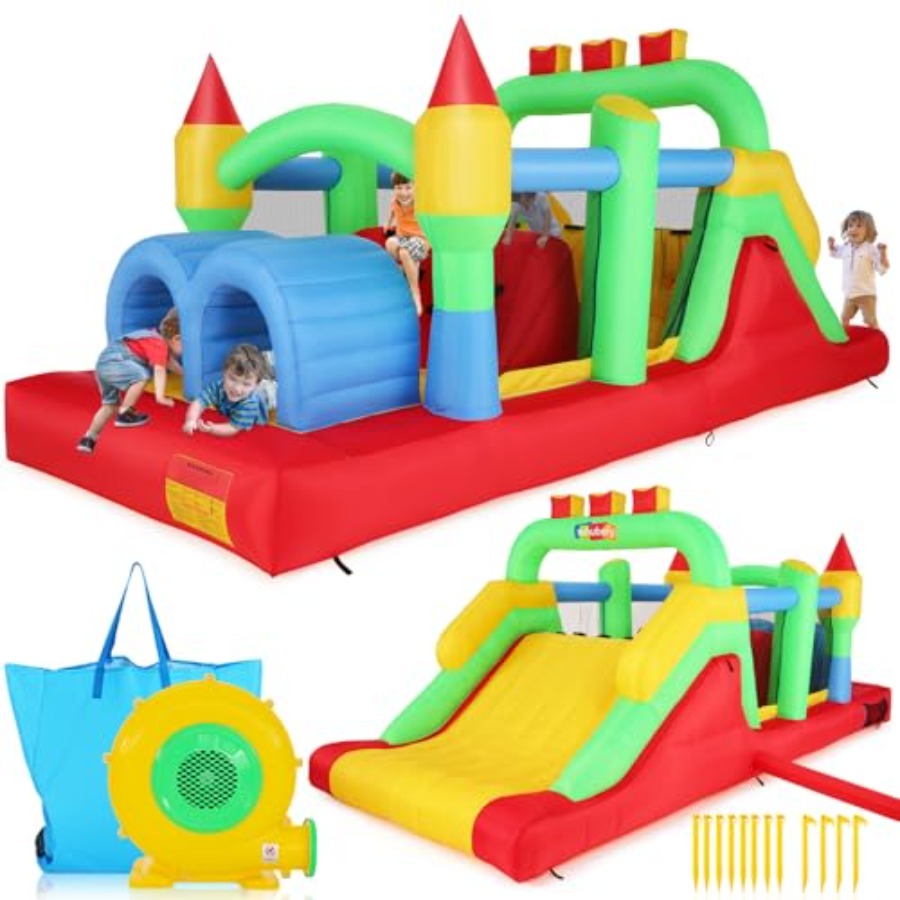 Arka bahçe açık hava şişme oyu - Kids Outdoor Obstacle Course incelemesi ve fiyatı