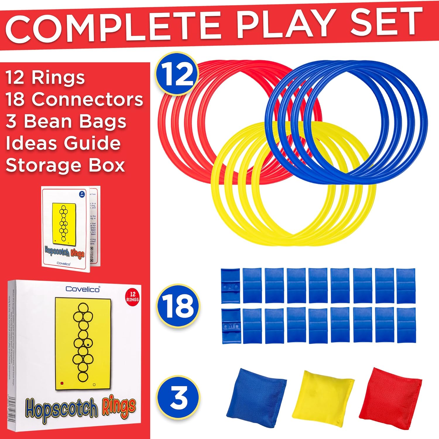 Hopscotch Oyun Seti, 12 x 11 İ - Kids Outdoor Bean Bag incelemesi ve fiyatı