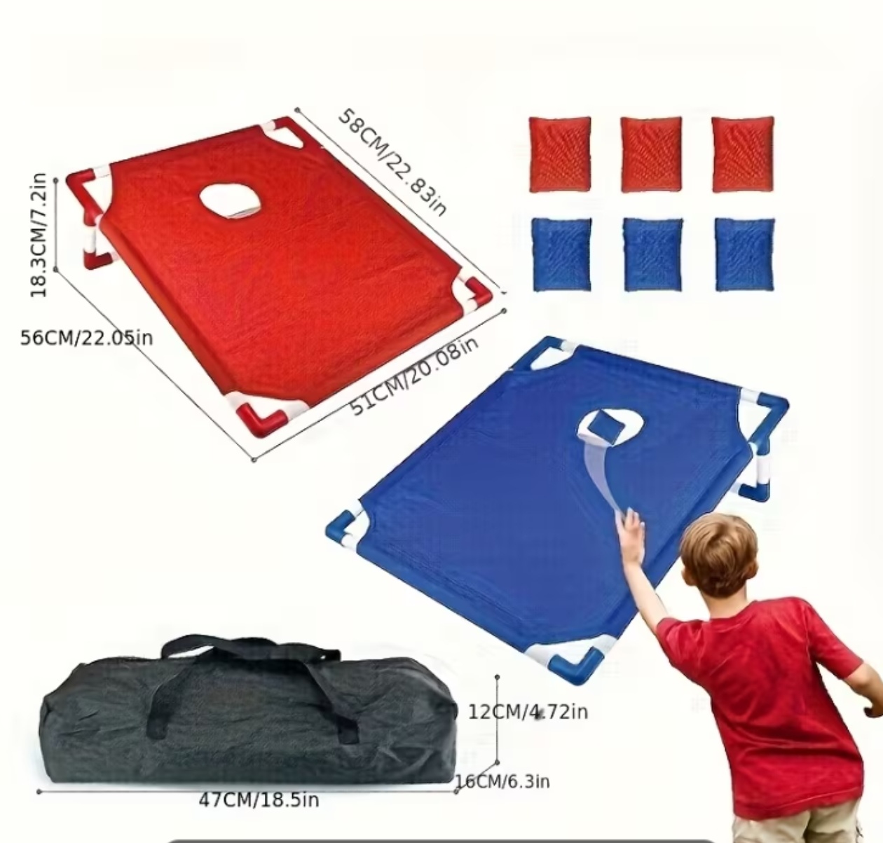 Corn Hole Oyun Seti 2 Oyun Tah - Kids Outdoor Bean Bag incelemesi ve fiyatı