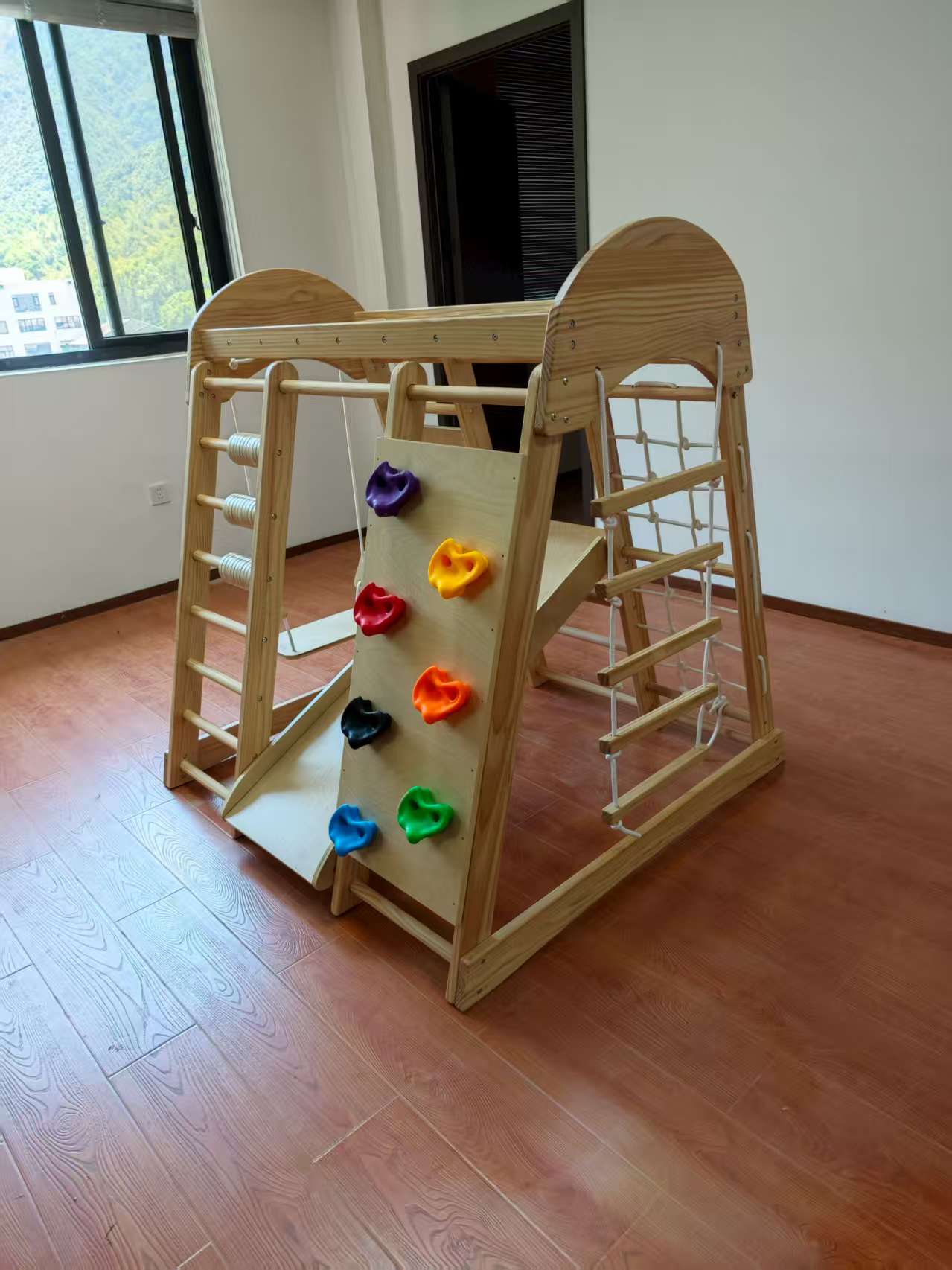 Ahşap Çocuk Tırmanma Çerçevesi - Kids Indoor Outdoor Games incelemesi ve fiyatı