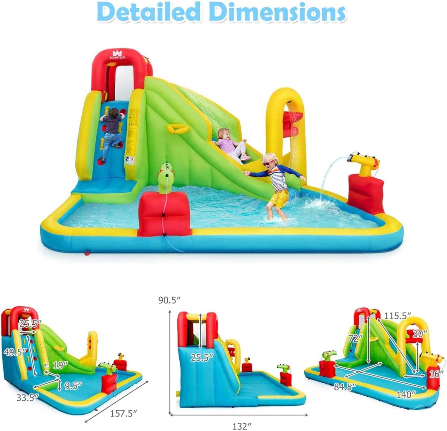 Çocuklar için Mega Şişme Su Pa - Kids Outdoor Pool incelemesi ve fiyatı