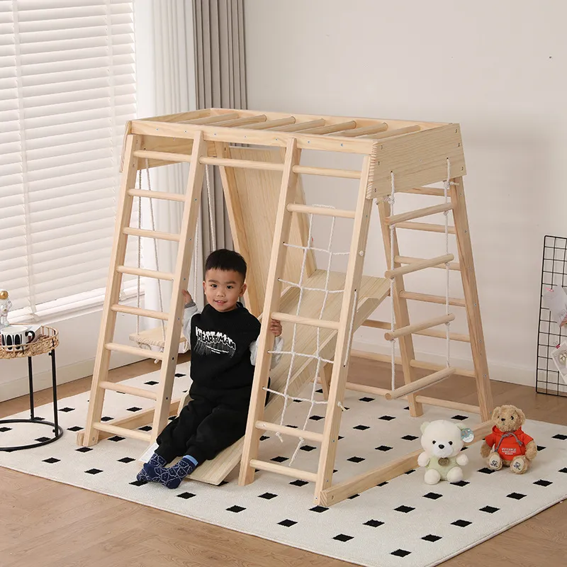 JMZ Ahşap Oyun Parkı Kaydırakl - Kids Outdoor Wooden Climbing Frame incelemesi ve fiyatı