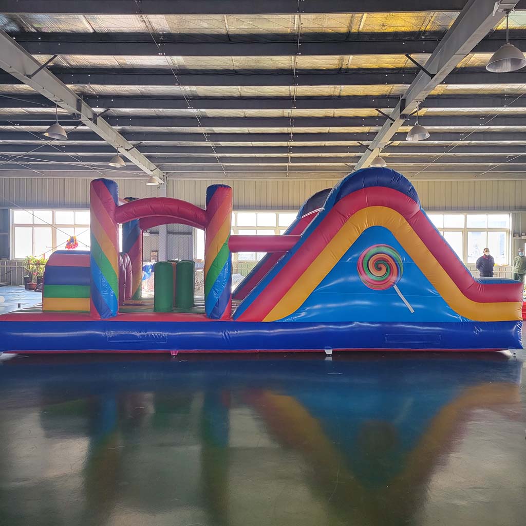Dev Şişme Engel Parkuru Zıplam - Kids Outdoor Obstacle Course incelemesi ve fiyatı