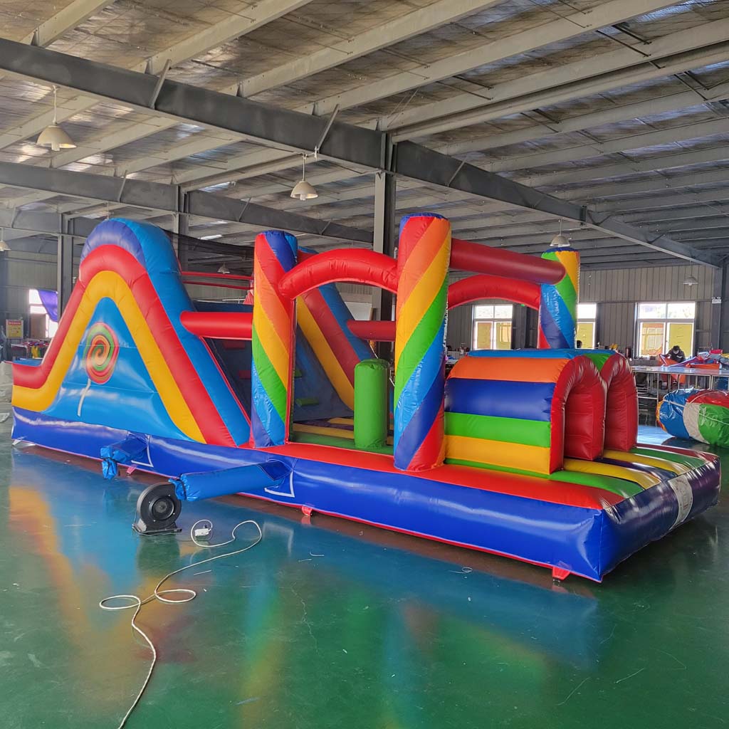 Dev Şişme Engel Parkuru Zıplam - Kids Outdoor Obstacle Course incelemesi ve fiyatı