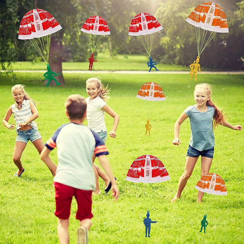 10/100 adet Paraşüt Oyuncaklar - Kids Outdoor Games Ideas incelemesi ve fiyatı