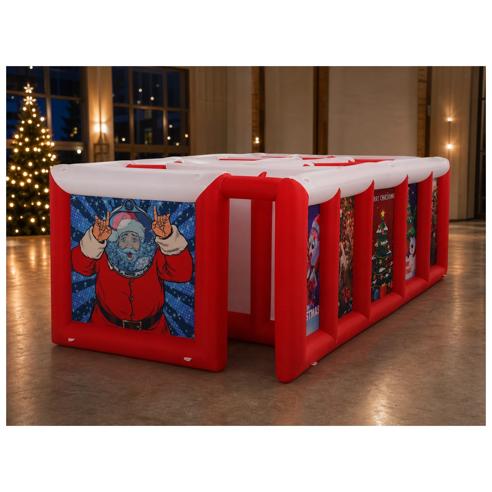 Büyük Kırmızı Beyaz Düz Tavanl - Kids Outdoor Games For Party incelemesi ve fiyatı