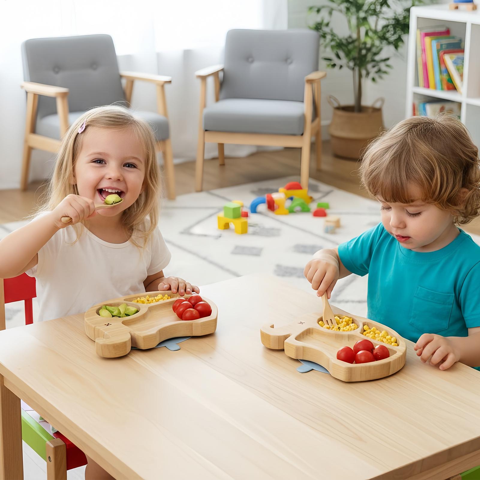 Çocuklar İçin Bölmeli Tabak ve - Kids Outdoor Dining Set incelemesi ve fiyatı