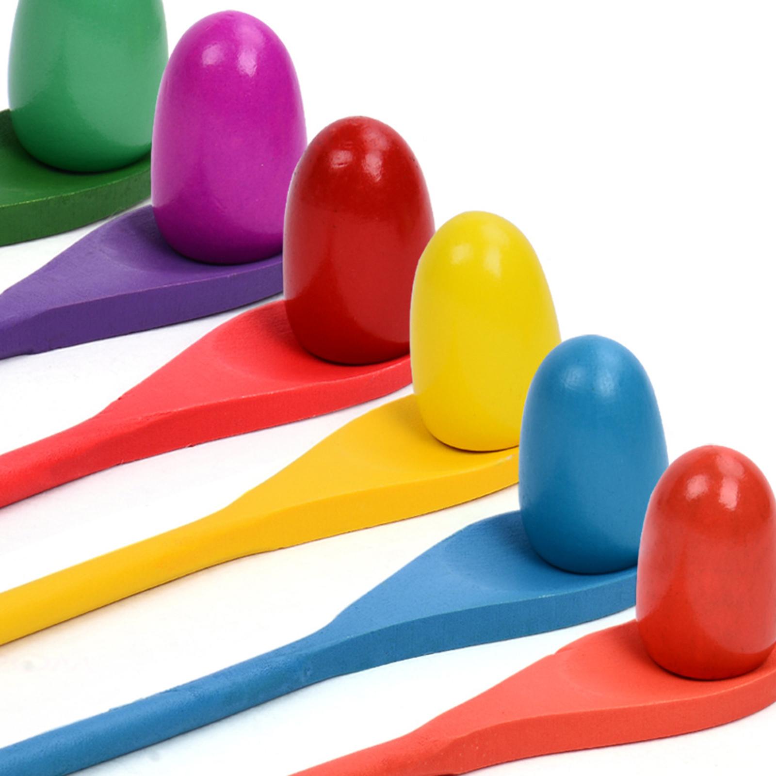 6 adet yumurta kaşığı yarış oy - Kids Outdoor Games For Party incelemesi ve fiyatı