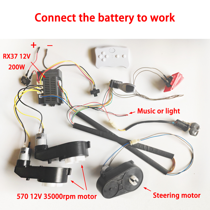 6V 12V 24V DIY Yüksek Hızlı Ke - Ride On Toy Car incelemesi ve fiyatı