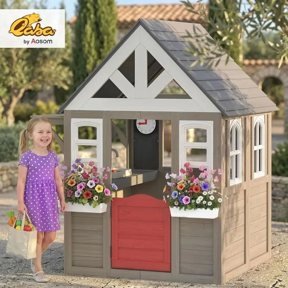 Qaba Açık Hava Oyun Evi, Köpek - Qaba Kids Outdoor Playhouse incelemesi ve fiyatı