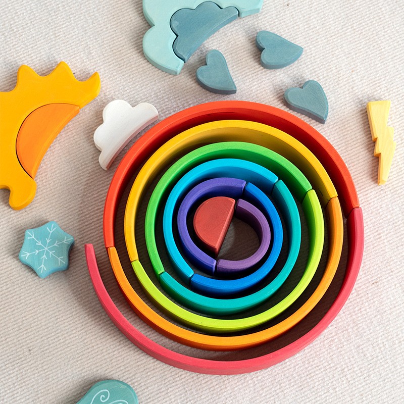 Çocuklar için Ahşap Gökkuşağı  - Stepping Stone Foam incelemesi ve fiyatı