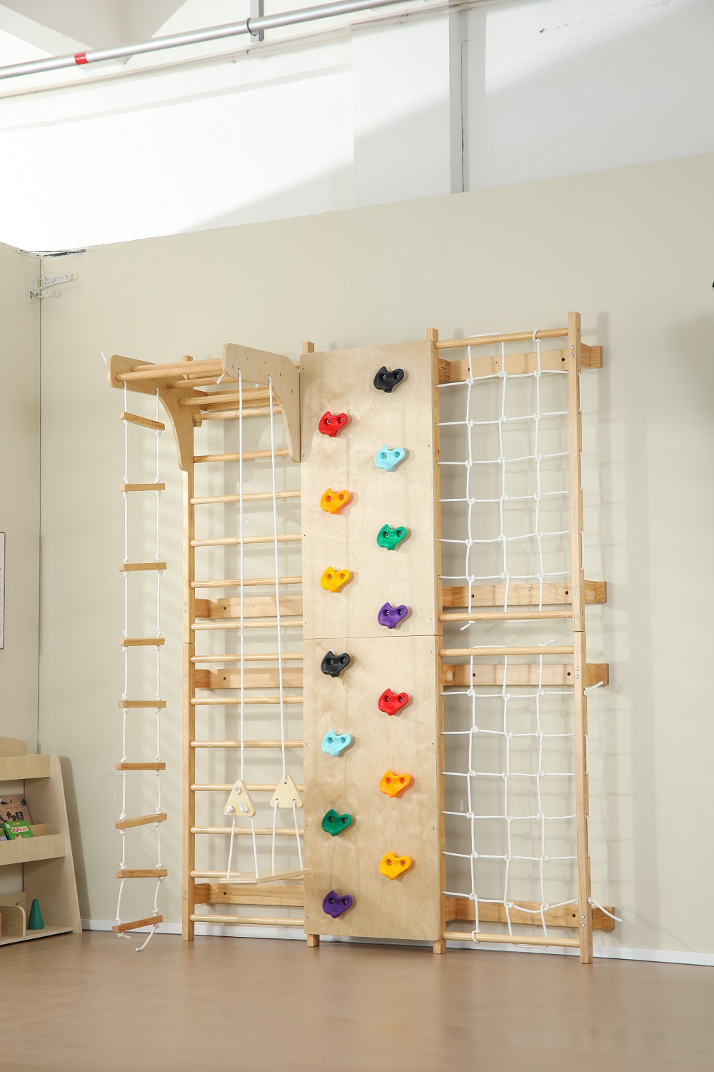 Stokta İç Mekan Maymun Barları - Kids Outdoor Wooden Climbing Frame incelemesi ve fiyatı